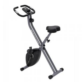 Bicicleta Estática Plegable Prixton Bike Fit con Resistencia Magnética de 1.5 Kg, Pantalla LCD, Pulsómetro y 8 Niveles de Intensidad