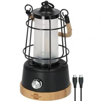 Linterna de Camping LED Recargable Brennenstuhl CAL 1 AC - 350 Lúmenes, IP44, Función Dimmable, Powerbank USB