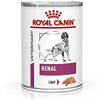 Royal Canin Veterinary Canine Renal Alimento Húmedo en Mousse - Paquete de 12 Latas, 410g cada una
