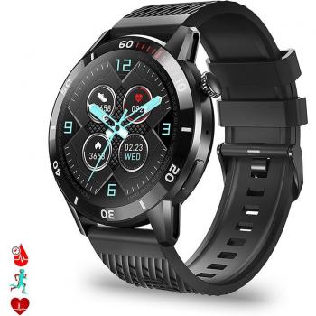 Smartwatch V93 con monitorización de salud y notificaciones en pantalla