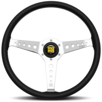 Volante Momo California 360 Cuero Negro