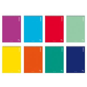 Cuaderno Pacsa Basic Multicolor Cuarto 10 Piezas 80 Hojas