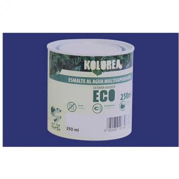 Esmalte al agua eco satinado 250 ml azul cantábrico