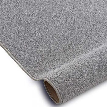 Alfombra Eton Moqueta Plateada Gris 300x400 cm