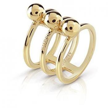 Anillo Guess UBR85016-56 Hombre Metal con Bolas Doradas Talla 56