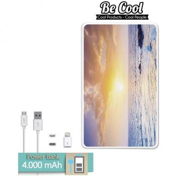 Becool® - Batería Externa Power Bank 4000 mah + Gratis 1 cable USB-MicroUsb
