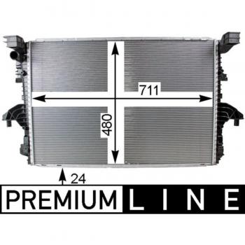 Radiador de refrigeración del motor BEHR MAHLE CR 805 000P / MAHLE ORIGINAL CR 805 000P