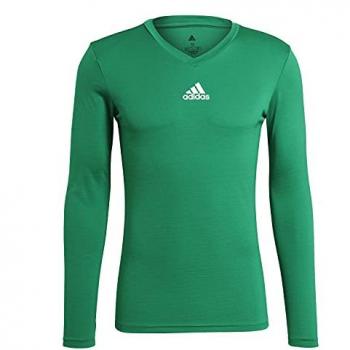 Camiseta de fútbol adidas Team Base hombre de manga larga color verde