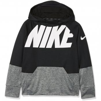 Nike B Nk Thrma Hoodie Po GFX Sudadera, Niños, Negro