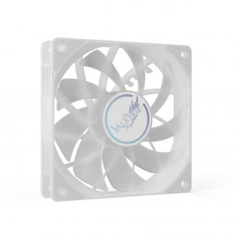 Valkyrie VK-FANV12FW Ventilador para ordenador, color blanco, sistema de refrigeración eficiente, diseño optimizado para flujo de aire y bajo ruido