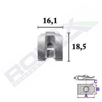 Pinza para tapicería y grapa ROMIX C70355 - Herramienta de sujeción, diseño ergonómico, construcción duradera, adecuada para trabajos de tapicería y manualidades