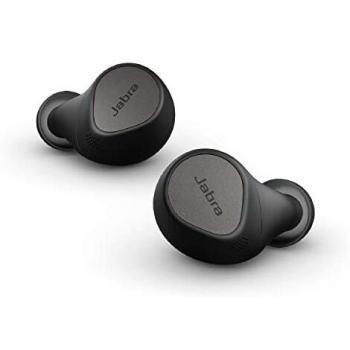 Jabra Elite 7 Pro Bluetooth In-Ear - Auriculares inalámbricos True Wireless con cancelación activa del ruido ajustable, diseño compacto - Jabra MultiSensor Voice para llamadas claras - Negro Titanio