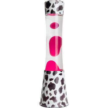 Lámpara de lava Fisura Tower Vaca - Lámpara efecto relajante, diferentes colores, incluye bombilla de repuesto, dimensiones 11 cm x 11 cm x 39,5 cm