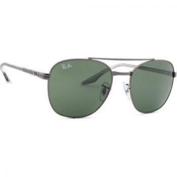 Ray-Ban RB3688 004/31 Gunmetal Square Sunglasses Unisex