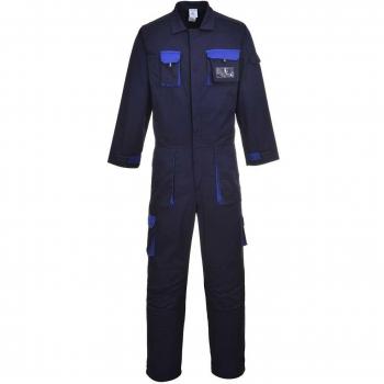 Portwest Mens Texo Contrast Knee Pad Pock Coverall Overalls