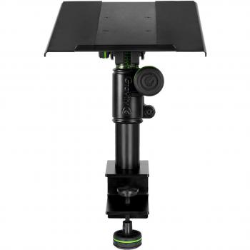 Gravity SP 3102 TM Adjustable Studio Monitor Stand with Table Clamp, Black, Height: 25-35cm, Surface Area: 24x25cm, Load Capacity: 25kg