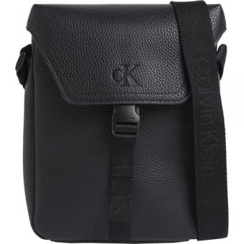Calvin Klein Ultralight Synthetic Leather Men's Crossbody Reporter Bag Black