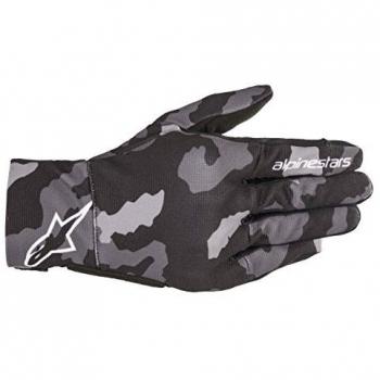 Alpinestars Reef Motorcycle Gloves - Black Green Multicolor Large