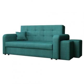 Sofá-cama Columbus 158 con caja de ropa de cama y función de sofá, 85x178x98cm