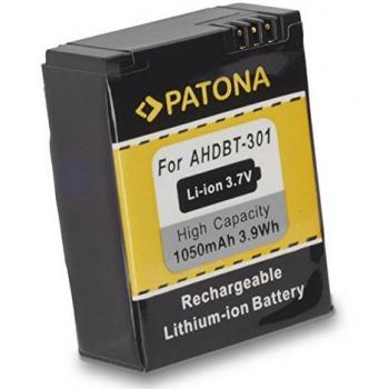 Batería PATONA para GoPro HD Hero 3/3+ 1180mAh Li-Pol