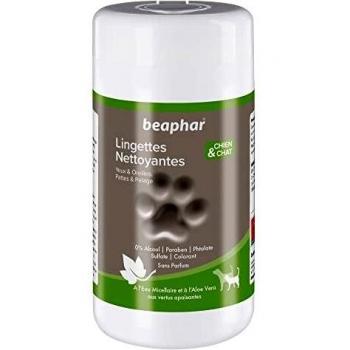 Beaphar 100 Toallitas Para Patasojosorejas. Doble Uso Perros Y