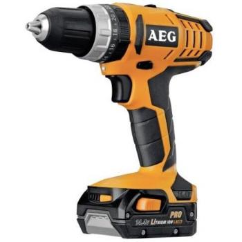 AEG BSB 14G2 LI-152C - Taladro Percutor 14,4V, 1,5Ah 2 Baterías Li Ion 32Nm-portab 13mm