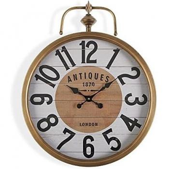 Reloj de Pared Versa Antiques Metal 6 x 60 x 48 cm
