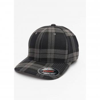 Flexfit Tartan Plaid Black/Grey Unisex Cap