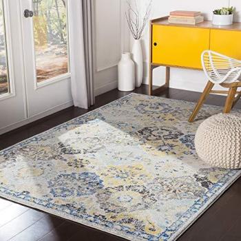 Surya - Alfombra de Salón Pelo Corto Vintage Oriental Multicolor 120 x 170 cm