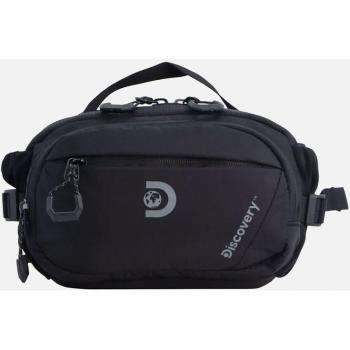 Riñonera Discovery Body Spirit - Negro de Nylon reciclado con bolsillo frontal
