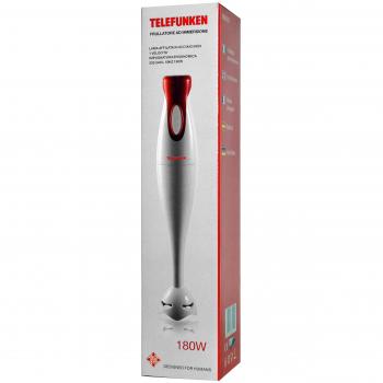 Licuadora Batidora de Inmersión Telefunken M00910 170W Roja y Blanca
