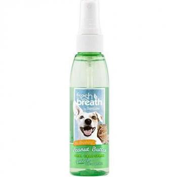 TropiClean Spray Dental Manteca de Cacahuete para Perros