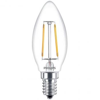 Philips Corepro LEDcandle E14 Filament Clear 2W 250lm – 827 | Replacer for 25W
