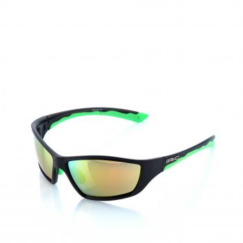 Briko Action - Gafas de Ciclismo Unisex, Color Negro/Verde