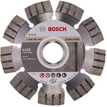 Bosch 2 608 602 651 - Disco de corte de diamante Best for Concrete - 115 x 22,23 x 2,2 x 12 mm
