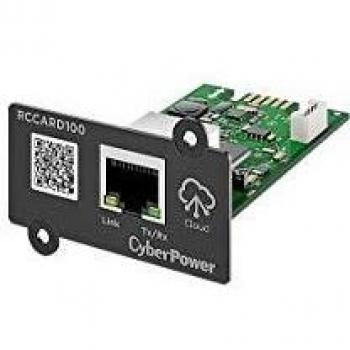 Tarjeta de Gestión Remota CyberPower RCCARD100 con Conexión Ethernet RJ-45 y Software PowerPanel® Cloud, Garantía de 3 Años