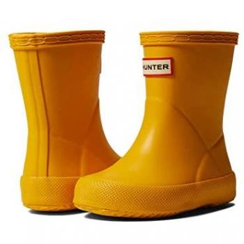 Hunter Kids Original First Classic Yellow Wellington Boots - Size UK 10