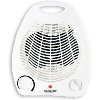 Calefactor Eléctrico Compacto 2 Niveles de Potencia 1000W - 2000W con Modo de Ventilación Fría