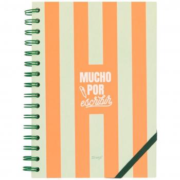 Libreta naranja Mr Wonderful: Mucho por escribir