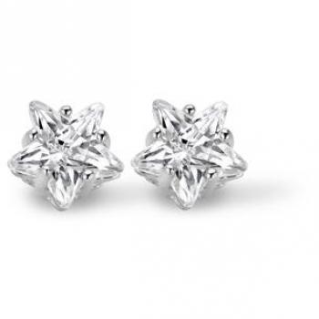 Pendientes Mujer New Bling 9NB-0008 - Pendientes de diseño moderno, elaborados en material hipoalergénico, con acabado brillante y detalles de strass, ligeros y cómodos para el uso diario