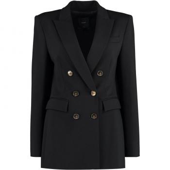 Pinko Women's Glorioso Double Breasted Blazer in Purple | Size 40 | 100154A15M Color VIB