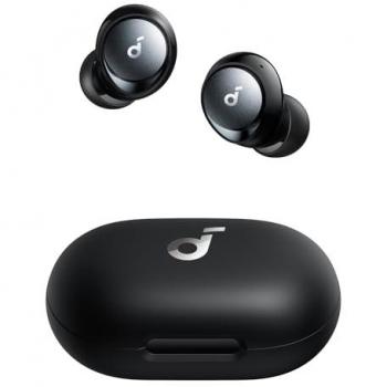Auriculares Intra-Aurales Soundcore Space A40 | Cancelación Activa de Ruido, 50 Horas de Batería, Carga Inalámbrica, Sonido de Alta Resolución, Color Negro