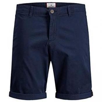 Jack And Jones Men's JJIBOWIE Regular Fit Chino Shorts - Navy - 2XL