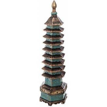 Pagoda Decorativa de Resina 50 cm - Figura Asiática para un Hogar Zen y Ambiente Relajante