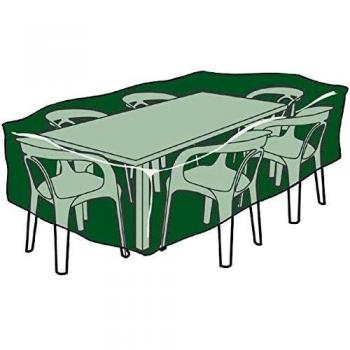 Biotop B2238 - Funda rectangular cubre mesas y sillas de poliéster