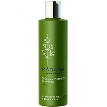 MÁDARA Organic Skincare | Gloss And Vibrancy Shampoo - 250ml, With Northern Birch and Cranberry, Protecting, Shine-enhancing, Volume-boosting, Vegan, Ecocert certified, Recyclable packaging