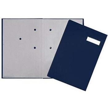 Carpeta para Firmas DURABLE, 20 Compartimentos, Color Granate, Cubierta de PP