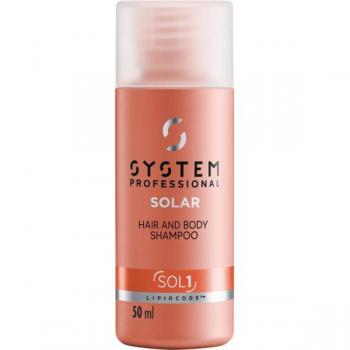 System Professional LipidCode Solar - Hair & Body Shampoo (SOL1), 50 ml