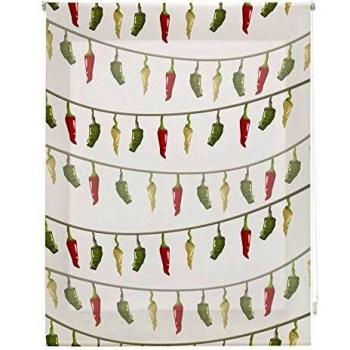 Sleepens Storalia - Estor Digital Cocina Art Print - Chiles - 150x250cm