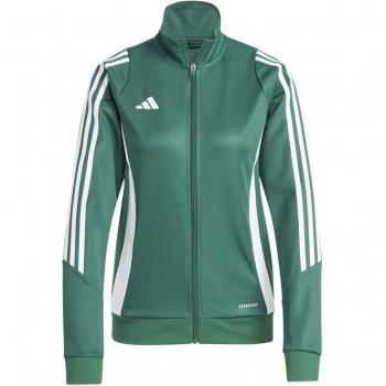 Chaqueta de fútbol adidas Tiro24 Training para mujer en color verde oscuro